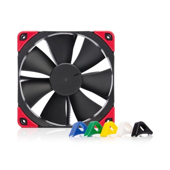 NOCTUA VENTILADOR CAJA NF-F12-PWM CH.BK.S, NF-F12 PWM CHROMAX.BLACK.SWAP, 120MM, 120X120X25MM, 12V, 1500RPM/300RPM, 22,4 DB(A), 