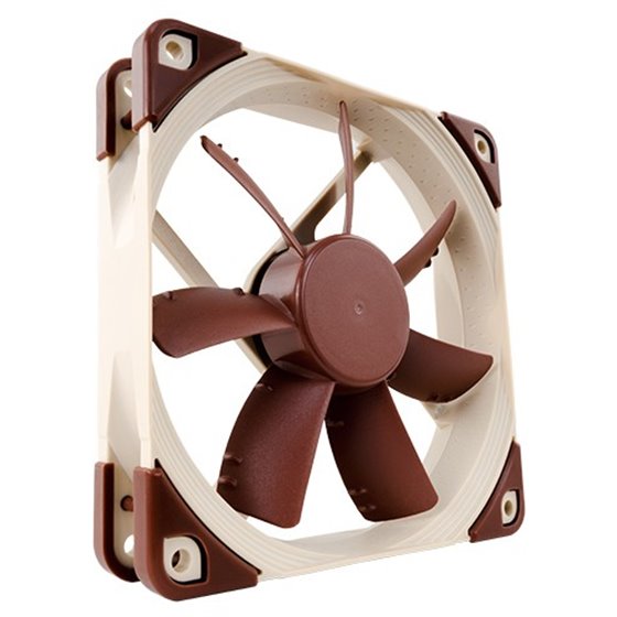NF-S12A ULN Carcasa del ordenador Ventilador 12 cm Beige, Marrón
