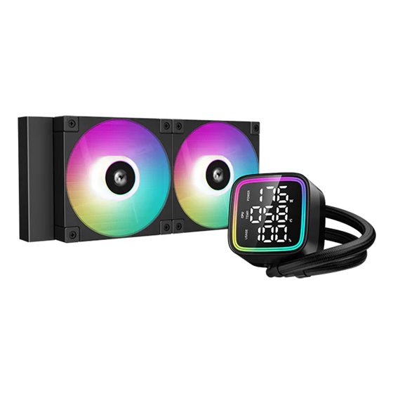 LD240 Procesador Sistema de refrigeración líquida todo en uno 12 cm Negro 1 pieza(s)