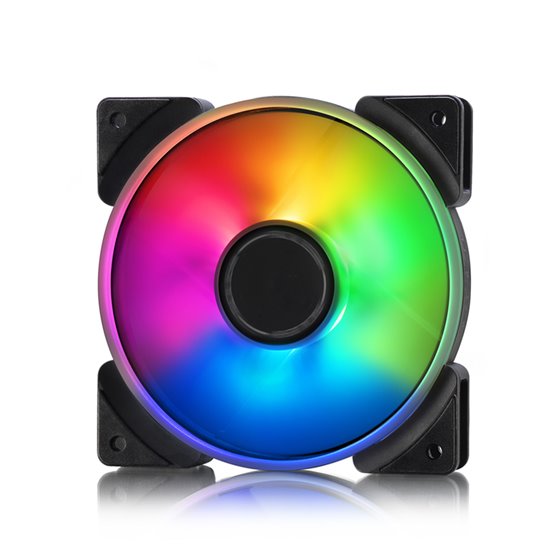 Prisma AL-12 PWM Carcasa del ordenador Ventilador 12 cm Negro, Blanco 1 pieza(s)