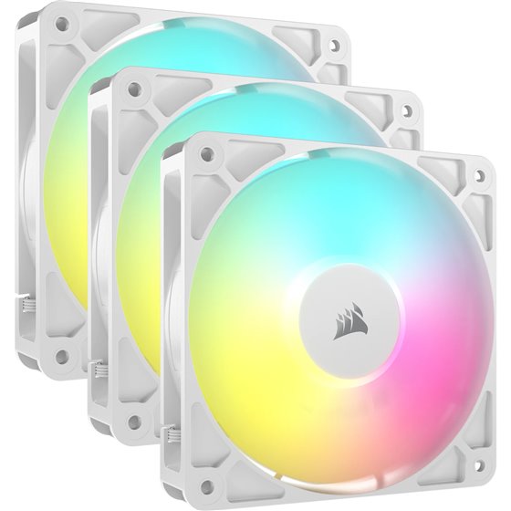 RS120 ARGB Carcasa del ordenador Ventilador 12 cm Blanco 3 pieza(s)