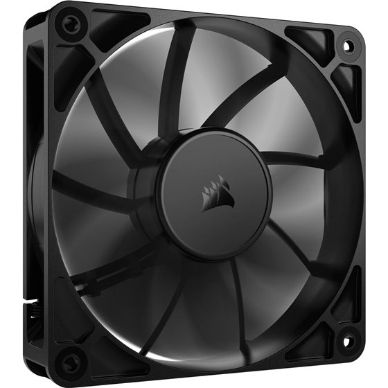 RS120 Carcasa del ordenador Ventilador 12 cm Negro 1 pieza(s)