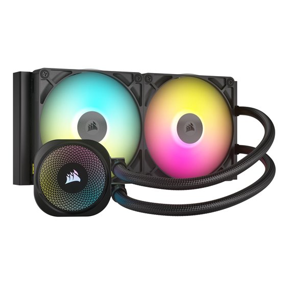iCUE LINK TITAN RX RGB Procesador Sistema de refrigeración líquida todo en uno 14 cm Negro 1 pieza(s)