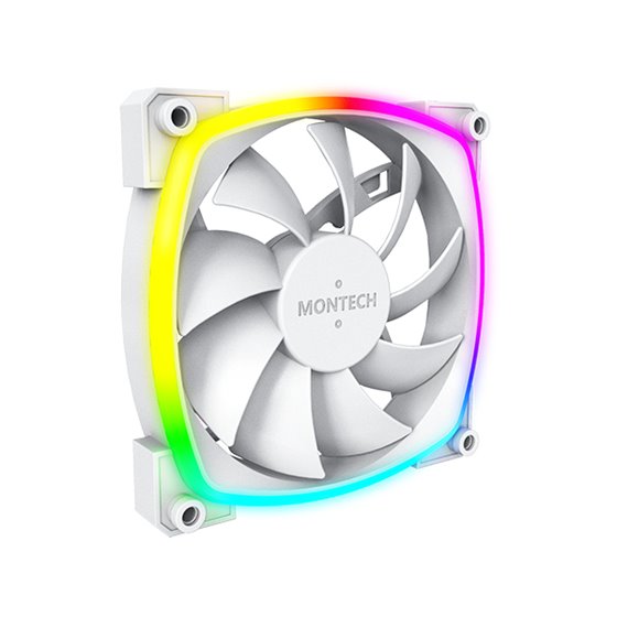AX120 PWM Carcasa del ordenador, Procesador Módulo de ventilador 12 cm Blanco 1 pieza(s)