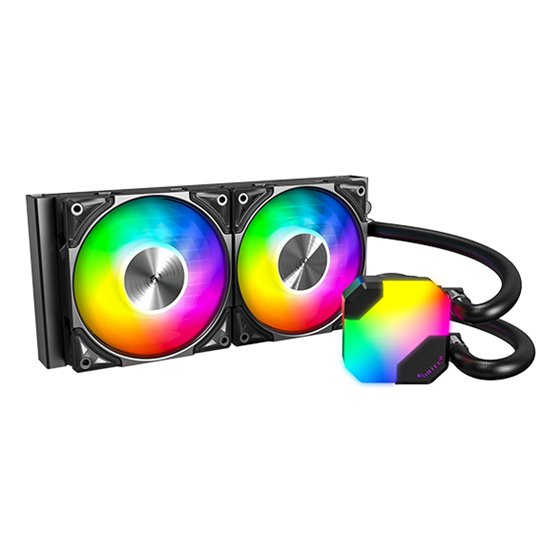 HyperFlow ARGB 240 Procesador Sistema de refrigeración líquida todo en uno 12 cm Negro 1 pieza(s)