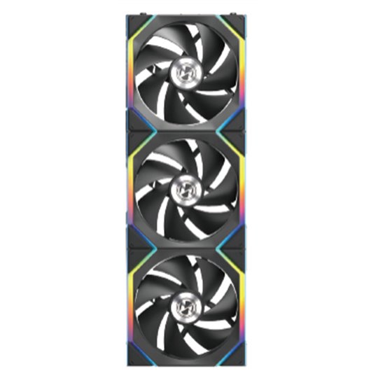 12SL1W3B Carcasa del ordenador Ventilador 12 cm Negro 3 pieza(s)