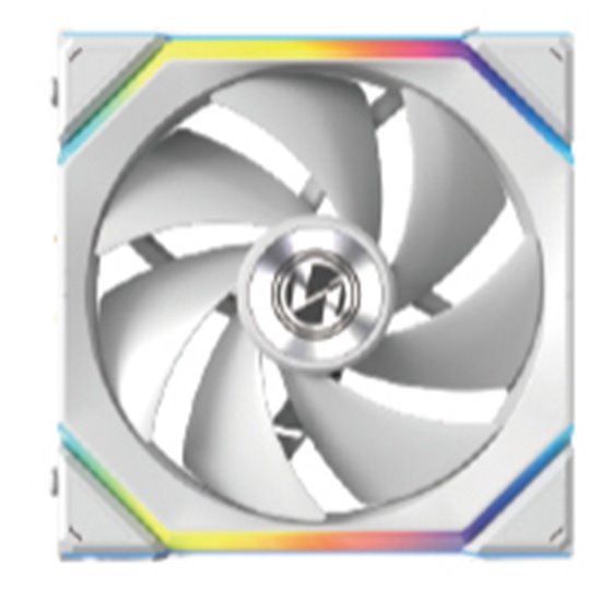 12SL1W1W Carcasa del ordenador Ventilador 12 cm Blanco 1 pieza(s)