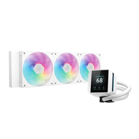 Mystique 360 WH ARGB Procesador Sistema de refrigeración líquida todo en uno 12 cm Blanco 1 pieza(s)