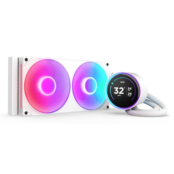 Kraken Elite 280 RGB Procesador Sistema de refrigeración líquida todo en uno 14 cm Blanco 1 pieza(s)