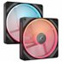 iCUE LINK LX140-R RGB Carcasa del ordenador Ventilador 14 cm Negro 2 pieza(s)