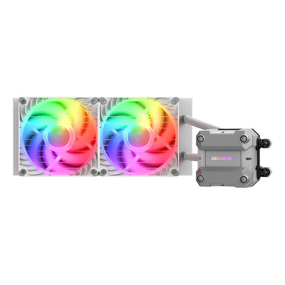 CGR-PSDUTRGB-W-240 Procesador Sistema de refrigeración líquida todo en uno 12 cm Blanco 1 pieza(s)
