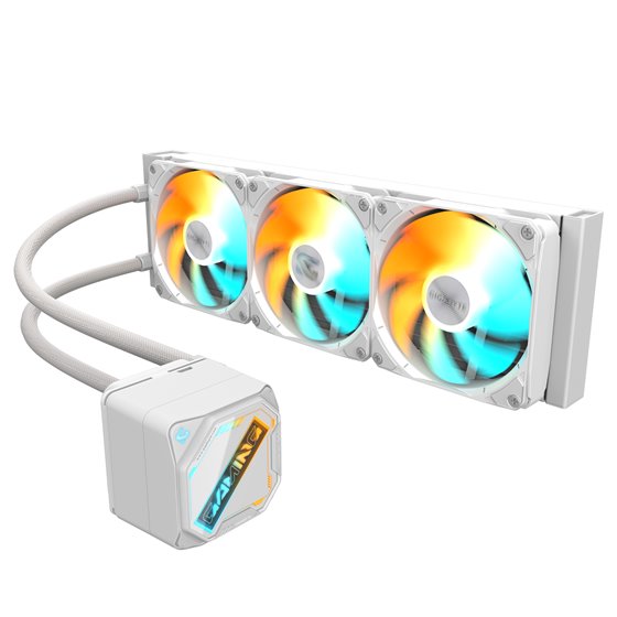 GAMING 360 ICE Refrigeración Líquida para CPU - 3x120 mm Ventiladores ARGB, Mecanismo de enclavamiento deslizante, DAISY-CHAIN, 