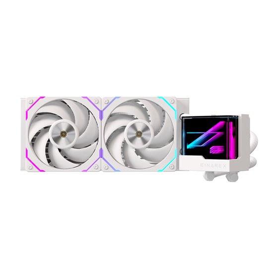 EXWC-VX-1240R-W sistema de refrigeración para ordenador Procesador Sistema de refrigeración líquida todo en uno 12 cm Blanco