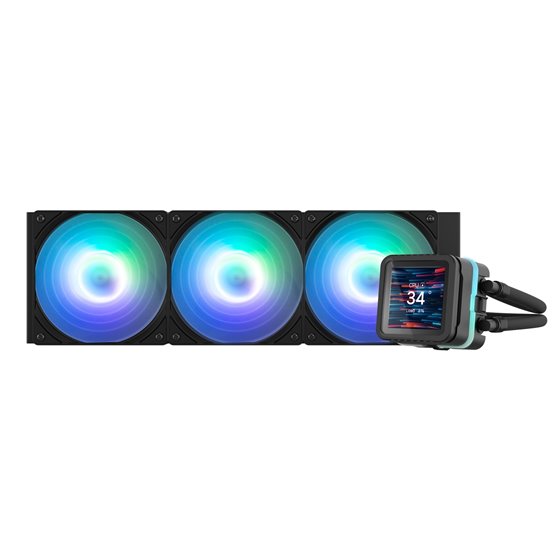 ALPHA2 DS A36 BLACK sistema de refrigeración para ordenador Procesador Sistema de refrigeración líquida todo en uno 12 cm Negro 