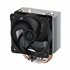Freezer 8A CO Procesador Refrigerador de aire 10 cm Aluminio, Negro