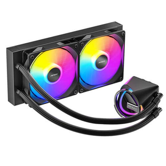 Skeleton 240 Procesador Sistema de refrigeración líquida todo en uno 12 cm Negro