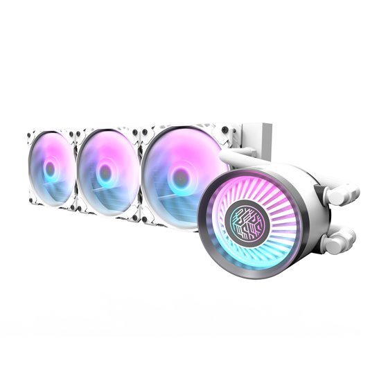 DW-DN360-W-ES1 sistema de refrigeración para ordenador Carcasa del ordenador Sistema de refrigeración líquida todo en uno Blanco
