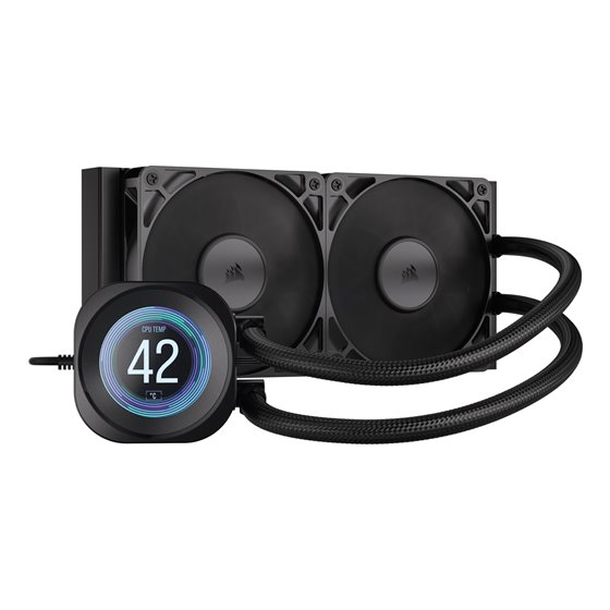 Nautilus 240 RS LCD Procesador Sistema de refrigeración líquida todo en uno 12 cm Negro 1 pieza(s)