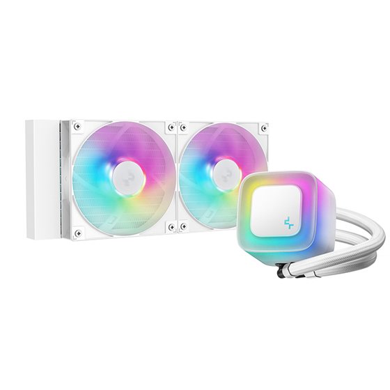 LE240 V2 Procesador Sistema de refrigeración líquida todo en uno 12 cm Blanco