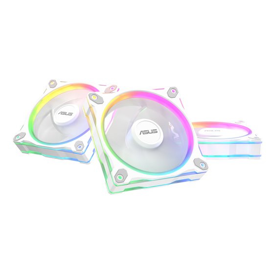 Prime MR120 Fan ARGB Reverse White 3in1 Carcasa del ordenador Ventilador 12 cm Blanco 3 pieza(s)