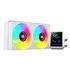 ML-LCDPRO240W Procesador Sistema de refrigeración líquida todo en uno 12 cm Blanco 1 pieza(s)