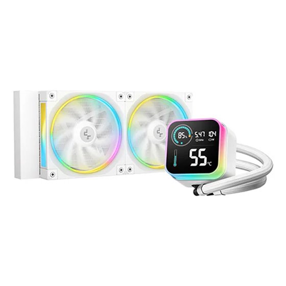 LQ240 White Procesador Kit de refrigeración líquida 12 cm Blanco 1 pieza(s)