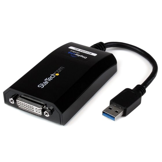 Cable Adaptador USB 3.0 a DVI / VGA - 2048x1152 - Adaptador Gráfico Externo de Vídeo - Convertidor Externo de Vídeo para un Moni