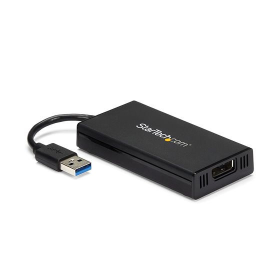 Adaptador USB 3.0 a DisplayPort 4K Ultra HD - Certificado por DisplayLink - Convertidor de Vídeo con Tarjeta Gráfica Externa - M