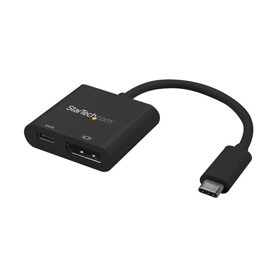 Adaptador USB C a DisplayPort con Entrega de Alimentación - 4K 60Hz HBR2 - Conversor USB Tipo C a Monitor DP 1.2 con Carga - PD 