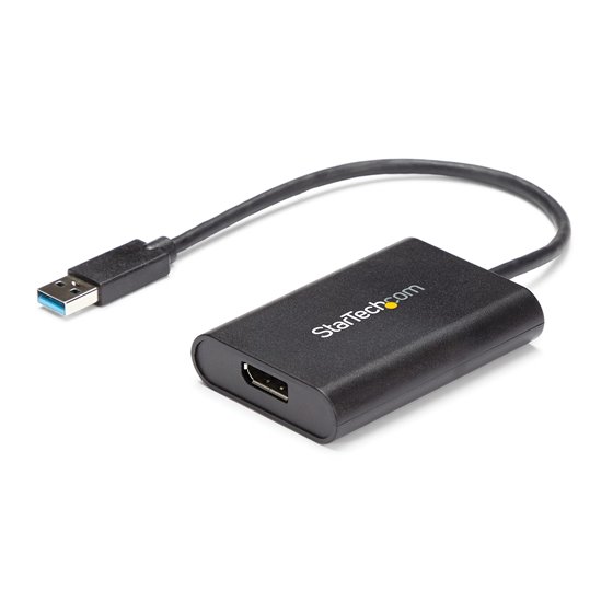Adaptador USB 3.0 a DisplayPort - 4K 30Hz - Adaptador de Vídeo Externo USB a DisplayPort para Un Monitor - Adaptador Gráfico Ext