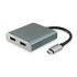 133464 Adaptador gráfico USB 4096 x 2160 Pixeles Gris