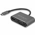 Adaptador USB-C a VGA y HDMI - 2en1 - 4K 30Hz - Gris Espacial - Adaptador Gráfico Externo USB Tipo C