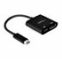 Cable de 1m USB-C a DisplayPort 1.4 HBR3 con Entrega de Alimentación PD de 60W - Convertidor Adaptador de Vídeo USB Tipo C 8K60H