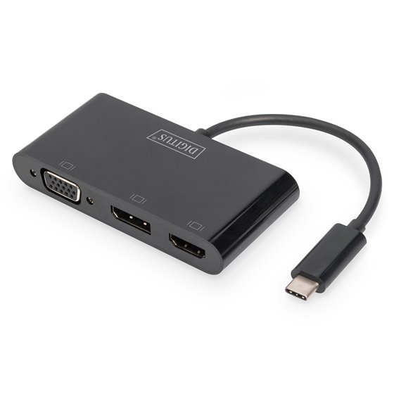 Adaptador de monitor triple USB-C™ 3 en 1 (HDMI, DP, VGA)