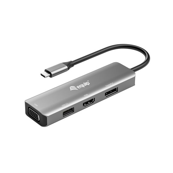Adaptador USB-C a HDMI/DisplayPort/VGA/USB