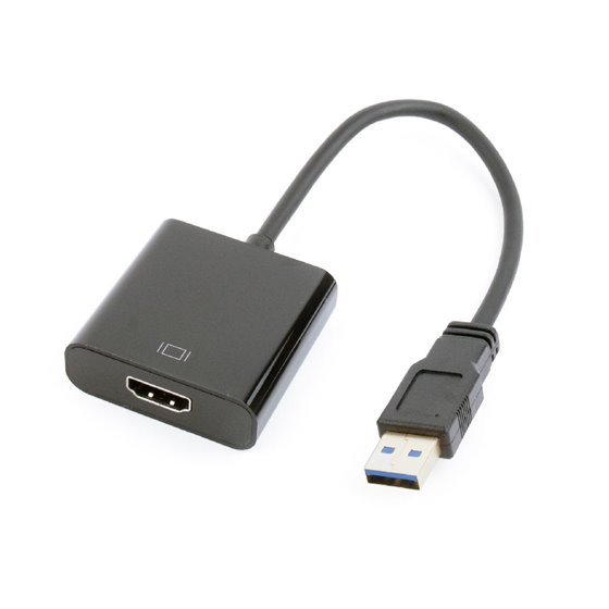 A-USB3-HDMI-02 Adaptador gráfico USB 1920 x 1080 Pixeles Negro