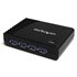 Adaptador Concentrador Hub Ladrón USB 3.0 Super Speed 4 Puertos Salidas PC Mac - Negro