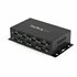 Adaptador Hub Concentrador USB a 8 Puertos Serie RS232 Industrial Montaje en Pared Riel DIN