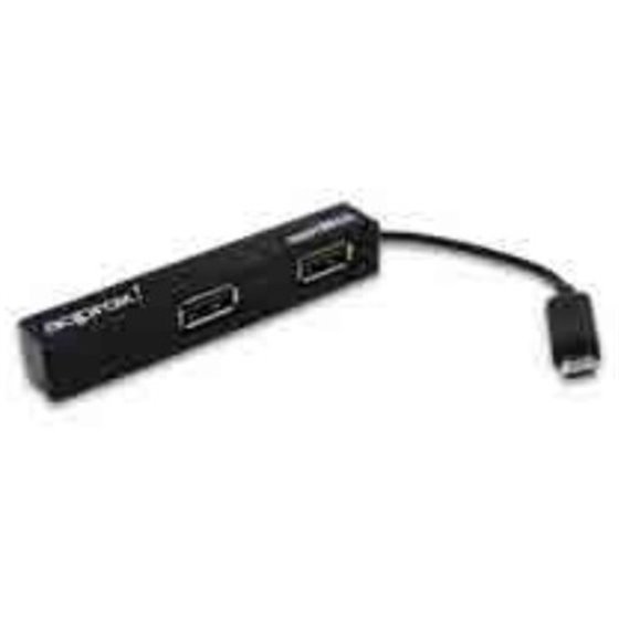 APPHM4B hub de interfaz 480 Mbit/s Negro