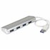 Hub Ladrón USB 3.0 de 4 Puertos - Hub Concentrador USB-A - Alimentado por el Bus - 5Gbps - Hub USB Portátil - Carcasa Resistente