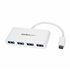 Hub Ladrón USB C con 4 Puertos USB-A (USB 3.0 SuperSpeed de 5Gbps) - Alimentado por el Bus USB - Concentrador Adaptador USB Tipo