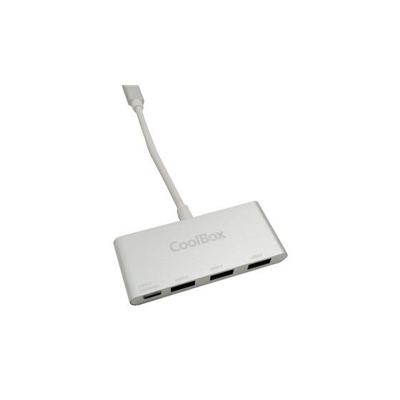 COO-HUC3U3PD hub de interfaz USB 3.2 Gen 1 (3.1 Gen 1) Type-C 5000 Mbit/s Aluminio