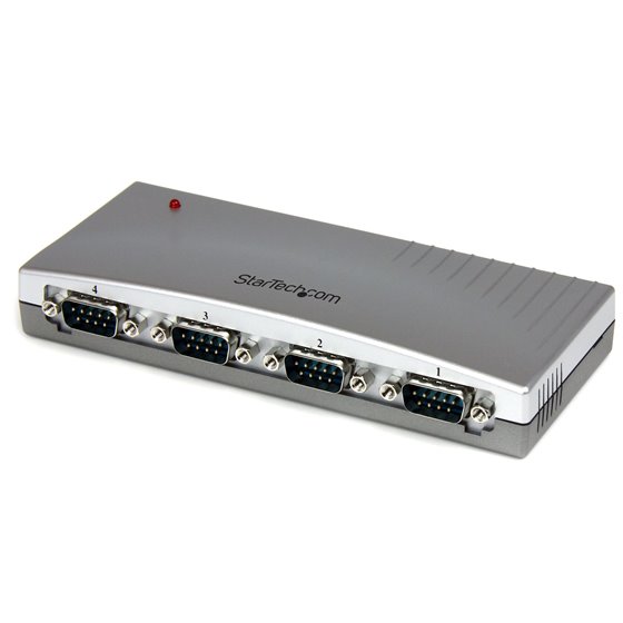 Hub Concentrador USB a 4 Puertos Serie RS232 - Ladrón Serie DB9 - Adaptador USB a Serie
