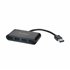 Hub USB 3.0 de cuatro puertos UH4000: negro