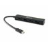 128954 hub de interfaz USB 3.2 Gen 1 (3.1 Gen 1) Type-C 5000 Mbit/s Negro