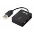 128952 hub de interfaz USB 2.0 480 Mbit/s Negro