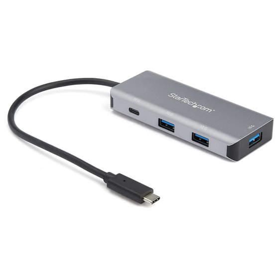 Hub Ladrón USB C con 3 Puertos USB A y 1 Puerto USB C - Concentrador USB Tipo C 3.2 Gen 2 - Alimentado por el Bus USB - Hub Adap