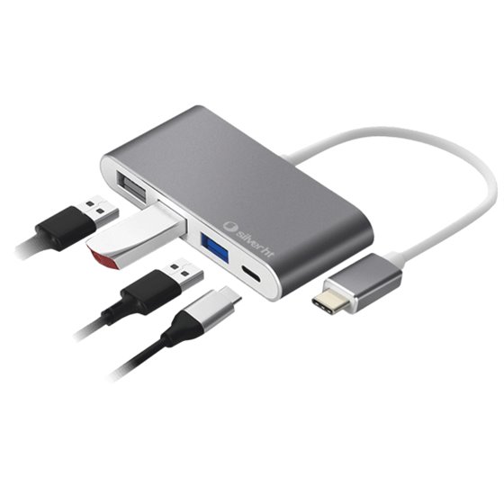Hub Logan USB-C 4 en 1