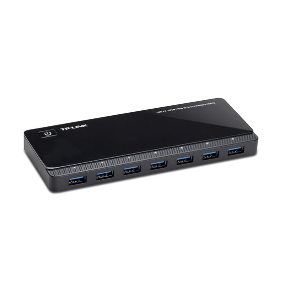 UH720 hub de interfaz USB 3.2 Gen 1 (3.1 Gen 1) Micro-B 5000 Mbit/s Negro