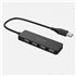 APPC46 hub de interfaz USB 2.0 480 Mbit/s Negro
